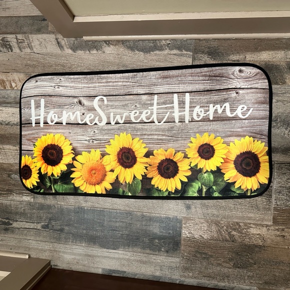 Other - Sunflower Home Sweet Home Doormat